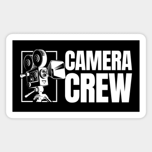 CAMERA CREW (print on back) Sticker